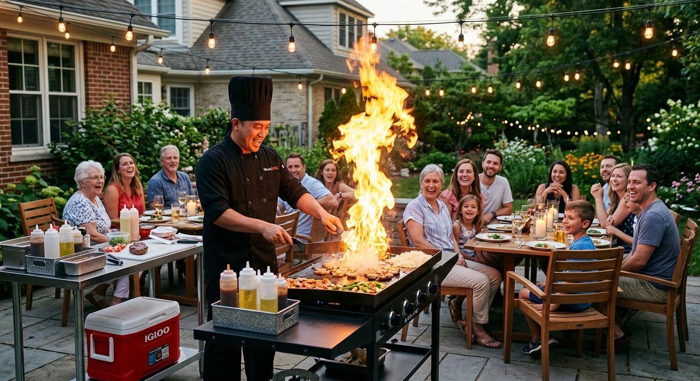 How to Throw the Ultimate Backyard Hibachi Party