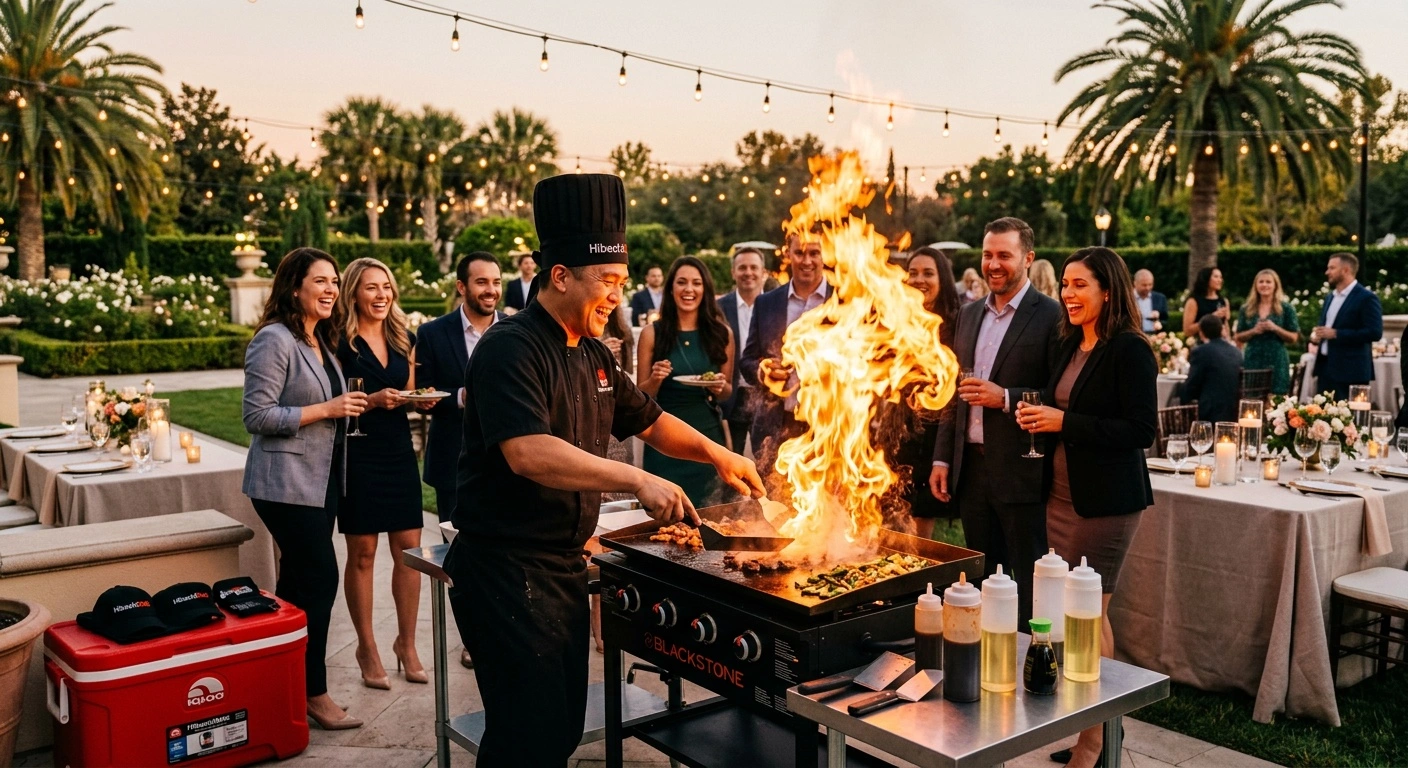 Hibachi for Corporate Events: Impress Clients & Employees with Live Cooking