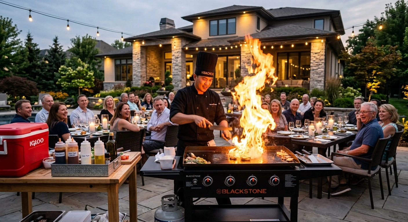 Hibachi vs. Traditional Catering: Why Live Cooking Wins Every Time