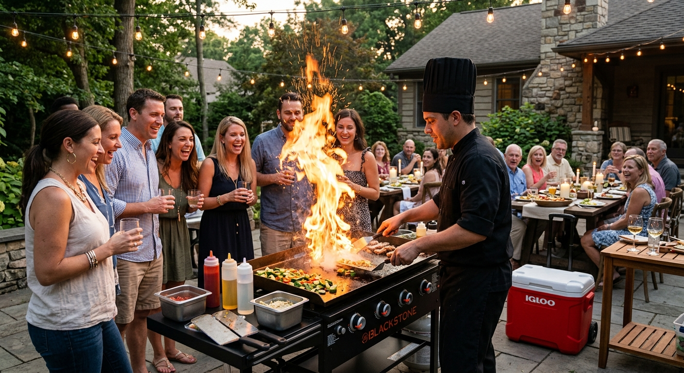 hibachi catering package