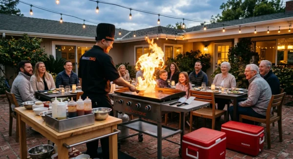 hibachi family gathering