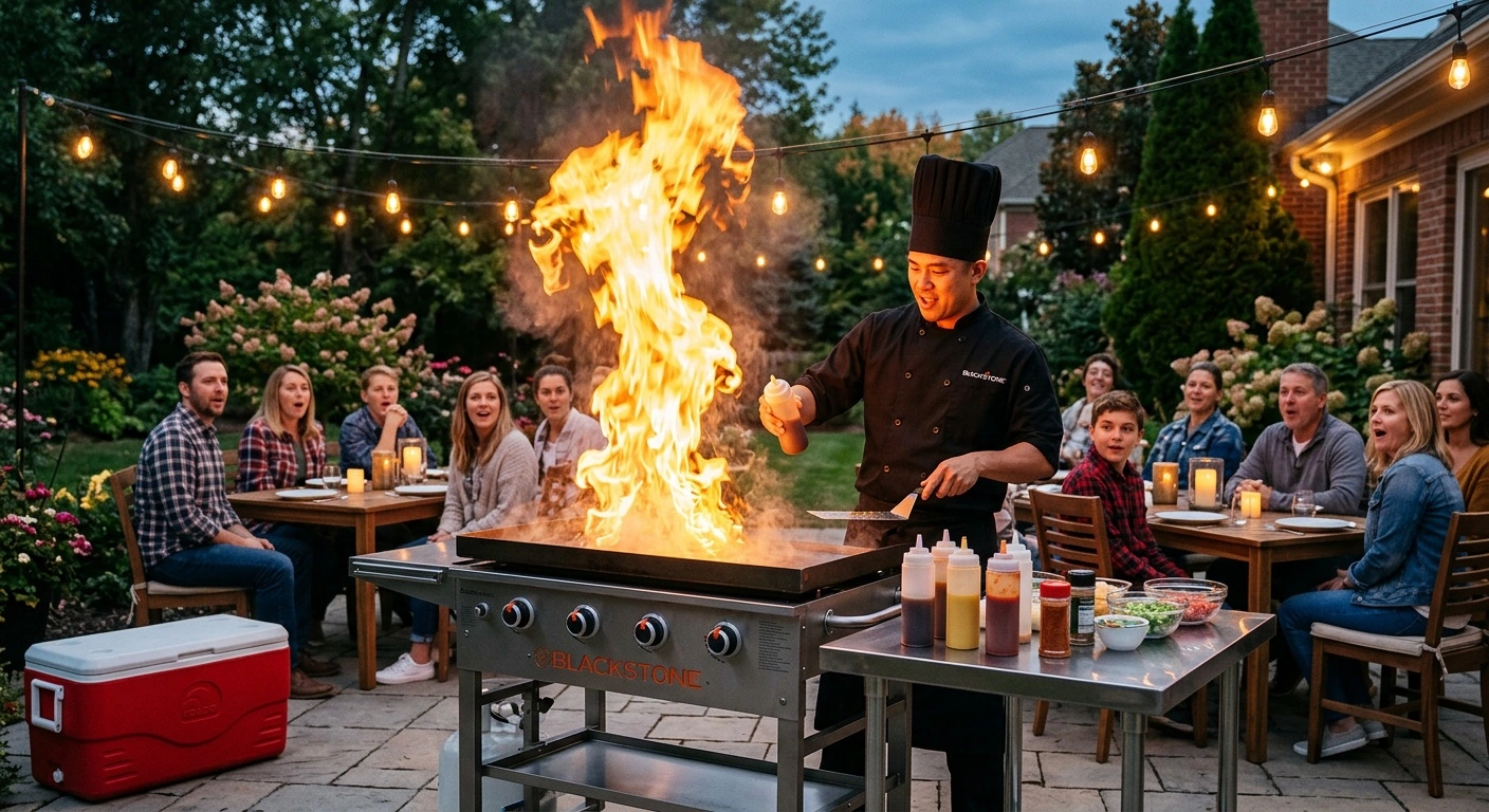 Everything You Need for a Backyard Hibachi Party
