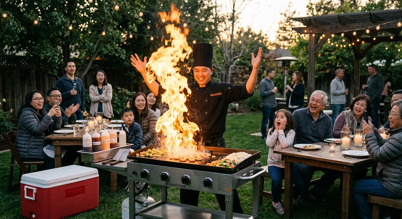 Private Hibachi Chef vs Traditional Catering