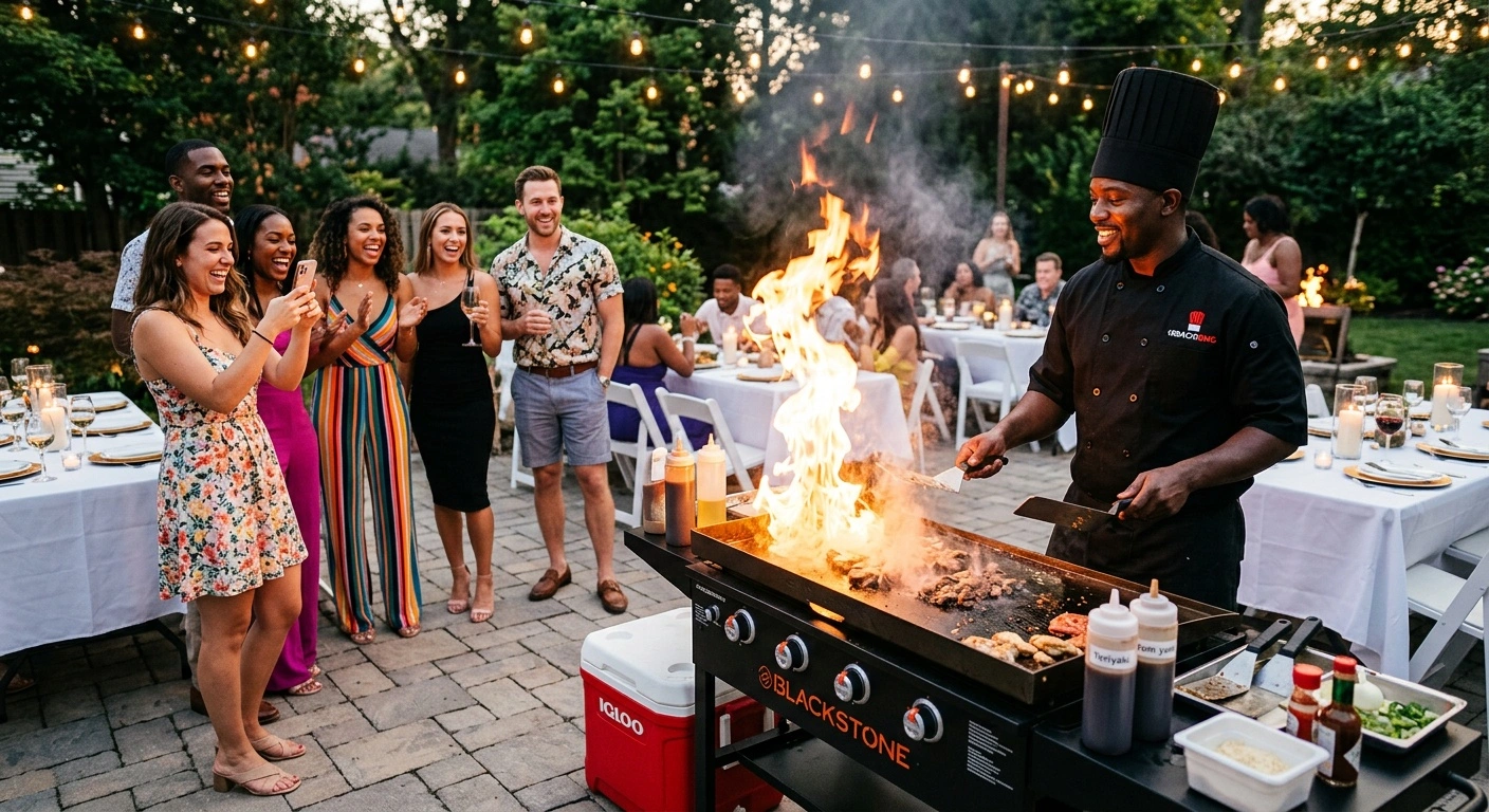hibachi party outfits