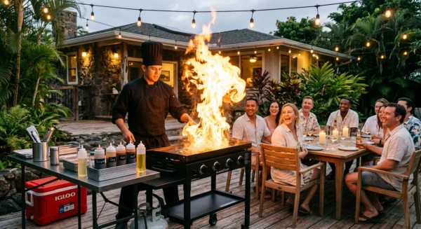 hibachi for airbnb