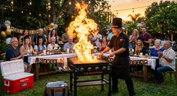 hibachi graduation party